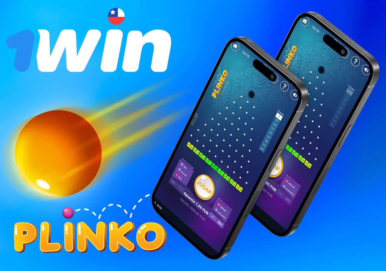 Jugar a Plinko a través de la aplicación móvil de casino de la casa de apuestas